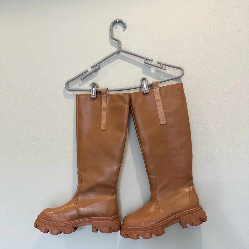 Knee High Tan Boots